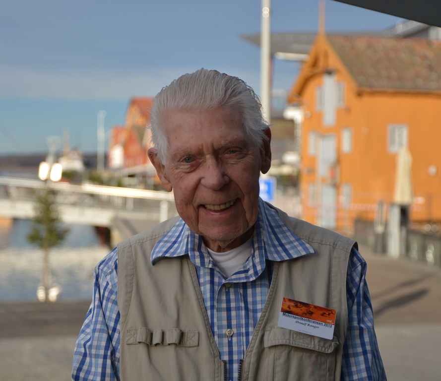 Ørnulf Ranger er eldste deltaker på Motorsportkonferansen. 
