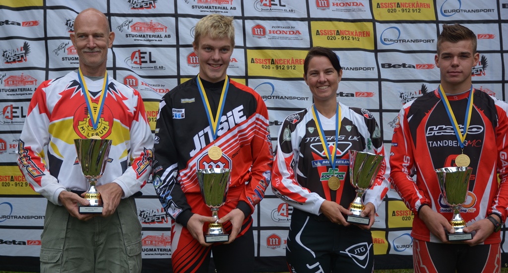 Lars Nordgren, Eddie Karlsson, Lene Dyrkorn og Julian Berntsen er nordiske mestere for 2014!